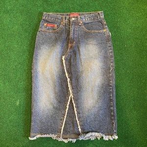 Denim midi skirt vintage